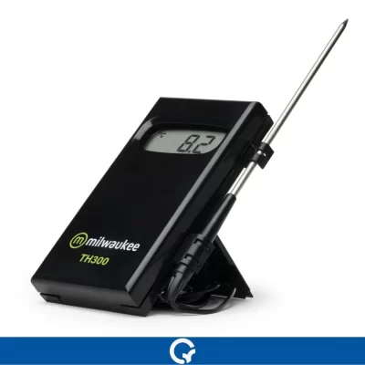 TH300 Digital Thermometer Termometro Sonda Cabo Milwaukee Qualitest