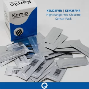 KEM21FHR KEM25FHR High Range Free Chlorine Sensor Pack Qualitest Palintest Kemio Sensors Sensores